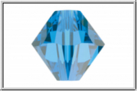 Swarovski Bicone 5328, 3mm, 243 - capri blue, 25 Stk.